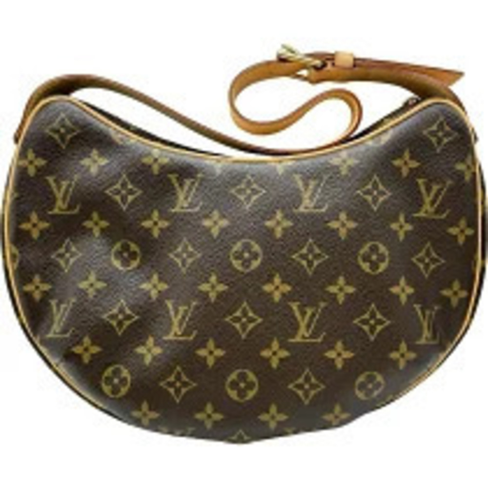 Louis Vuitton Croissant Brown Monogram Canvas Shoulder Bag